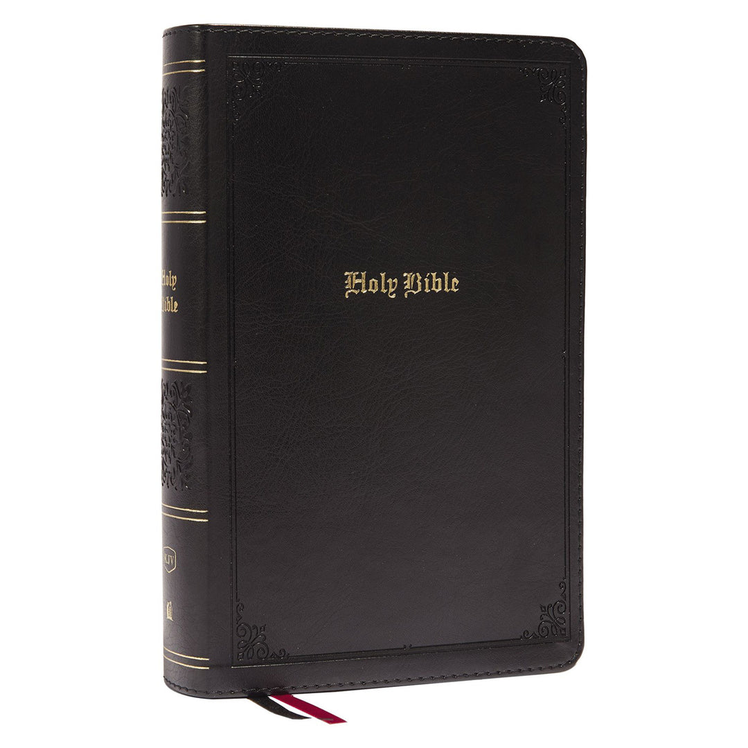 KJV Single-Column Personal Size Reference Bible Large Print Black (Comfort Print)(Imitation Leather)