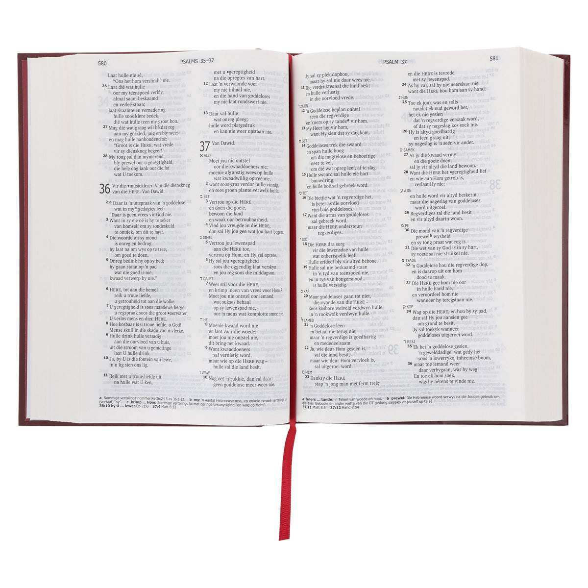 Afrikaans 2020 Vertaling Rooi Hardeband Medium Bybel Met Deuterokanonieke Boeke