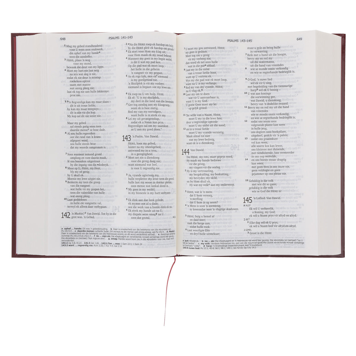 Afrikaans 2020 Vertaling Rooi Hardeband Medium Bybel Met Deuterokanonieke Boeke