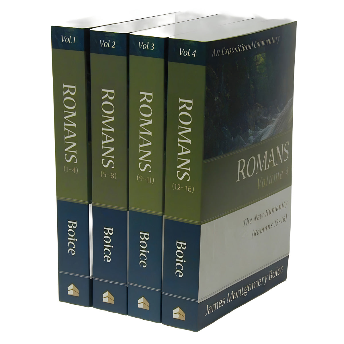 Romans 4 Volume Set: Volume 1-4 - Expositional Commentary (Paperback)