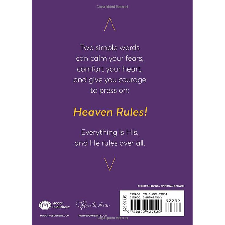 Heaven Rules: Take Courage Take Comfort Our God Is In Control (Hardcover)