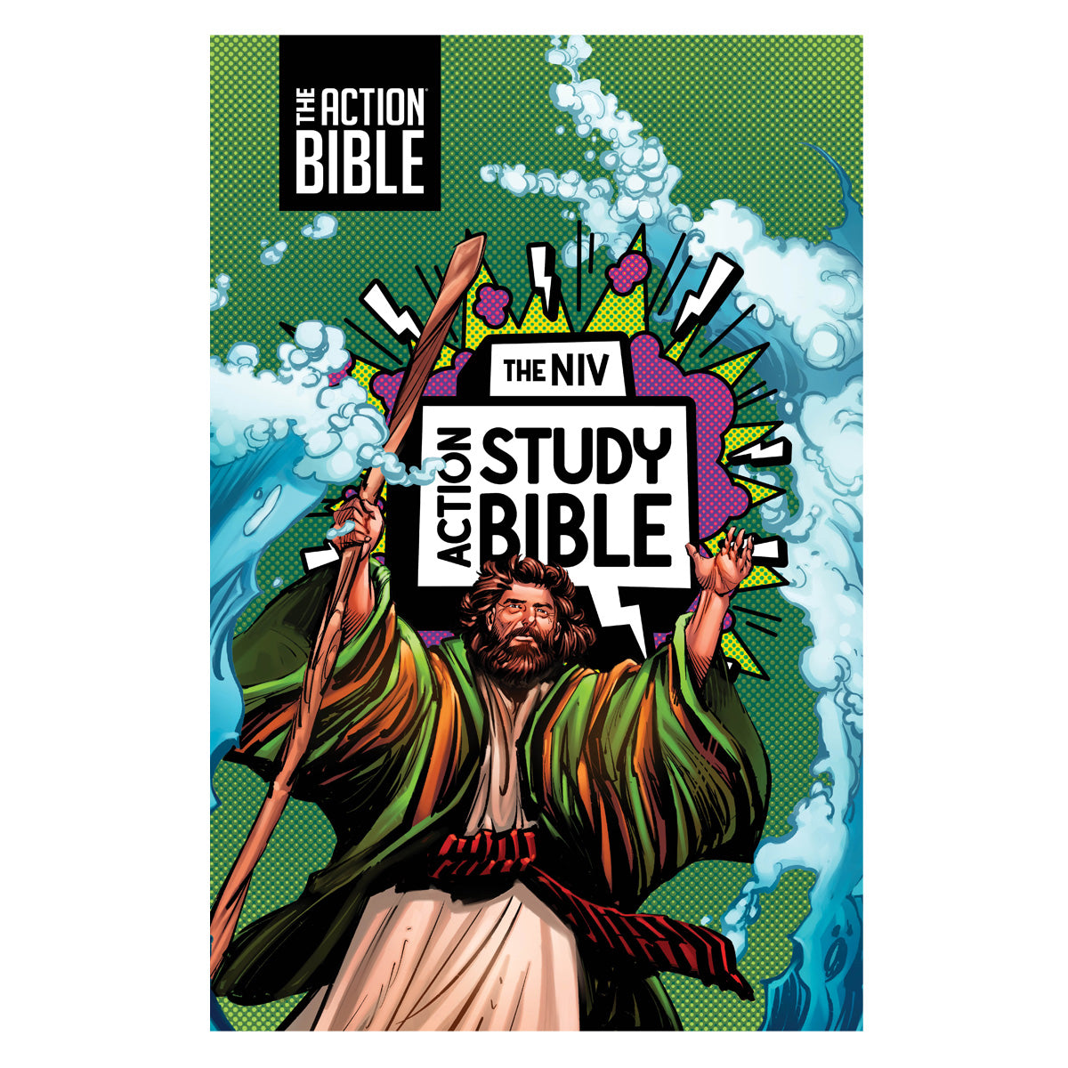 NIV Forest Imitation Leather Action Study Bible