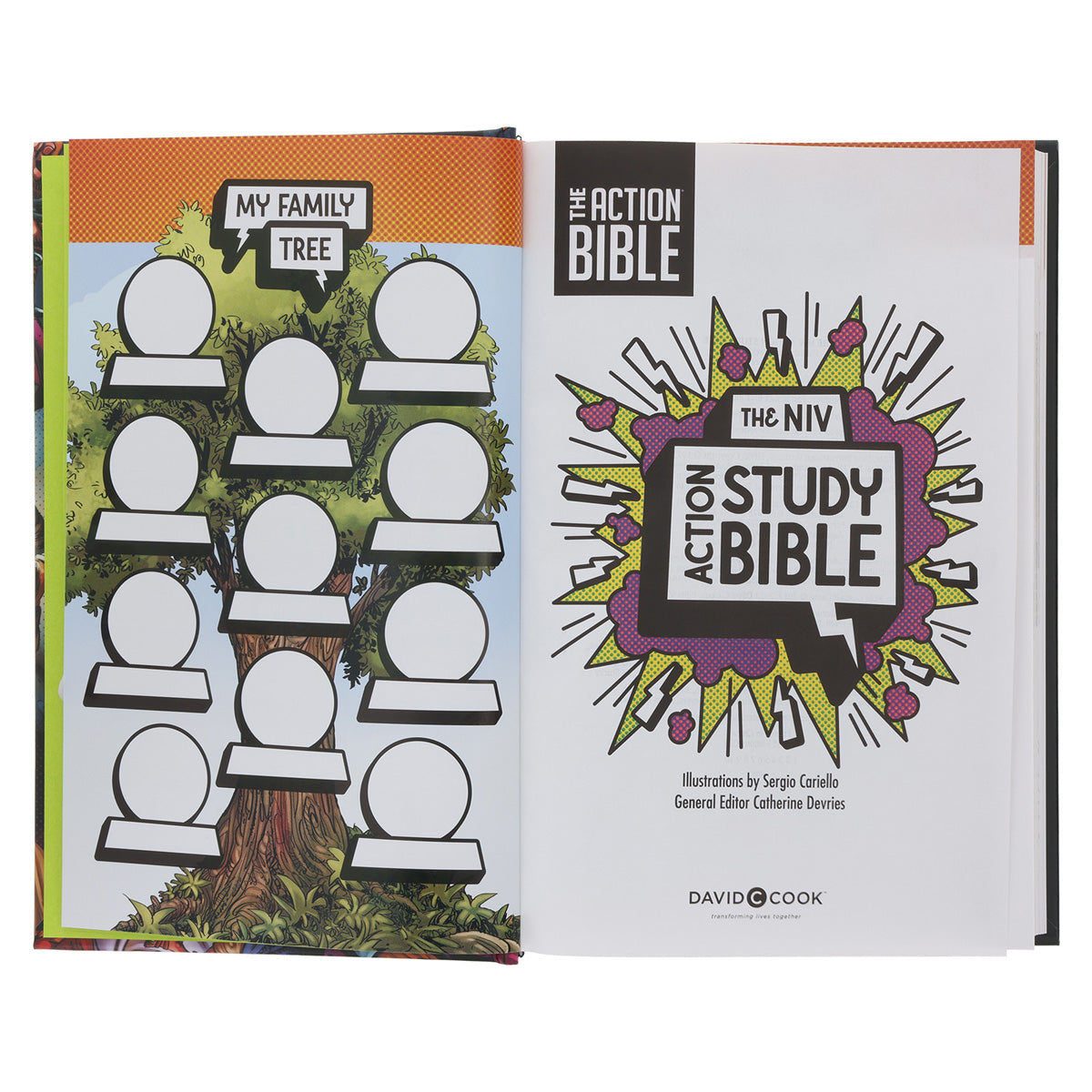 NIV Hardcover Full Color Action Study Bible