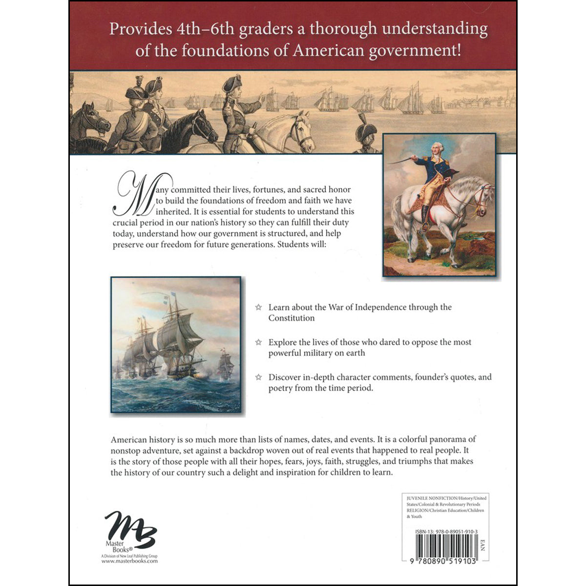 America's Struggle To Become A Nation (Student Textbook - Elementary)