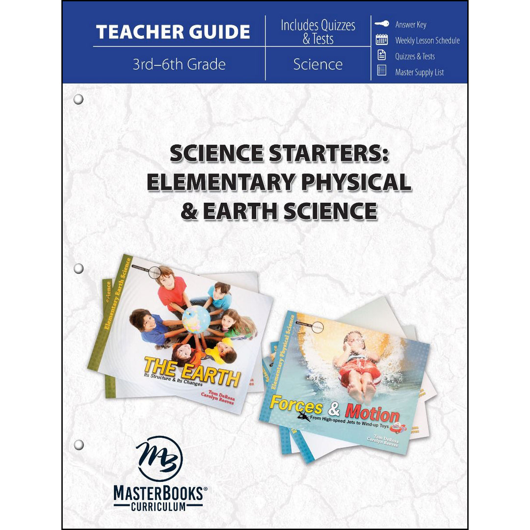 Science Starters: Elementary Physical And Earth Science Teacher Guide (Paperback)