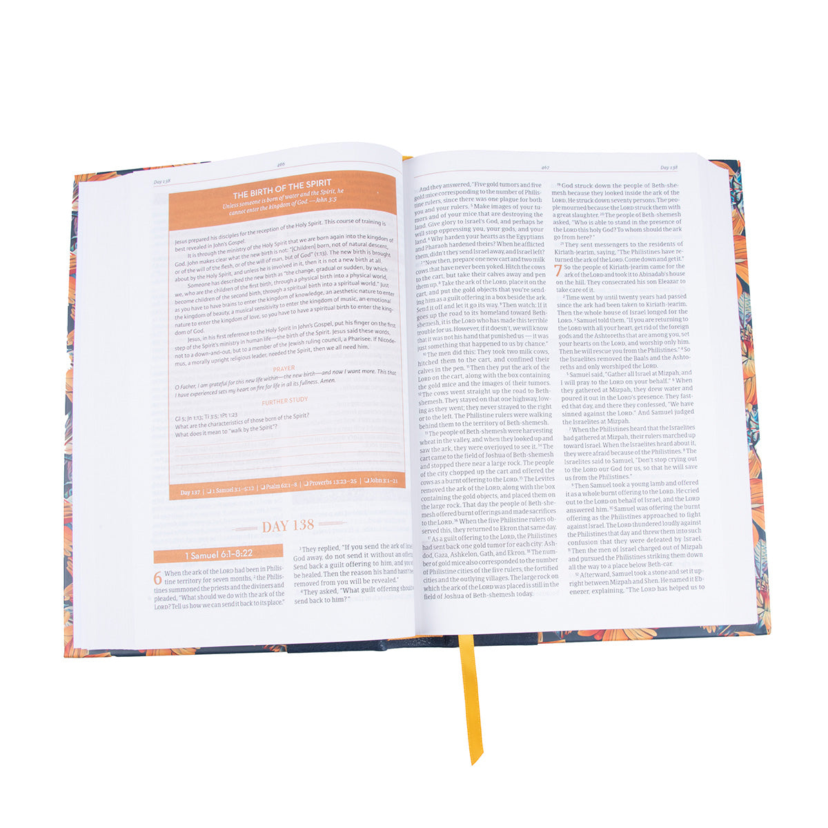 CSB Every Day With Jesus Daily Bible Floral (Hardcover)