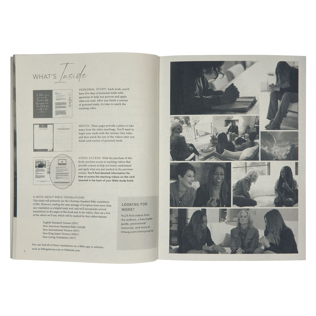 When You Pray Bible Study Book with Video Access: A Study of 6 Prayers in the Bible PB