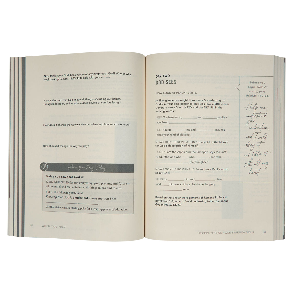 When You Pray Bible Study Book with Video Access: A Study of 6 Prayers in the Bible PB