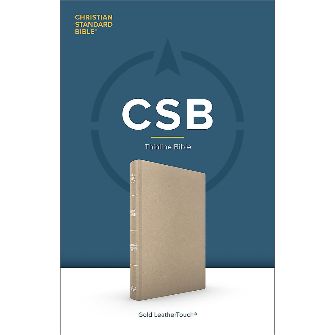 CSB Thinline Bible Gold (Imitation Leather)