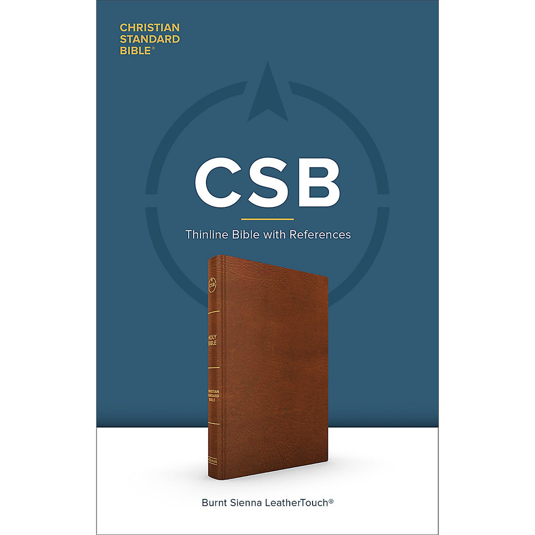 CSB Thinline Reference Bible Burnt Sienna (Imitation Leather)