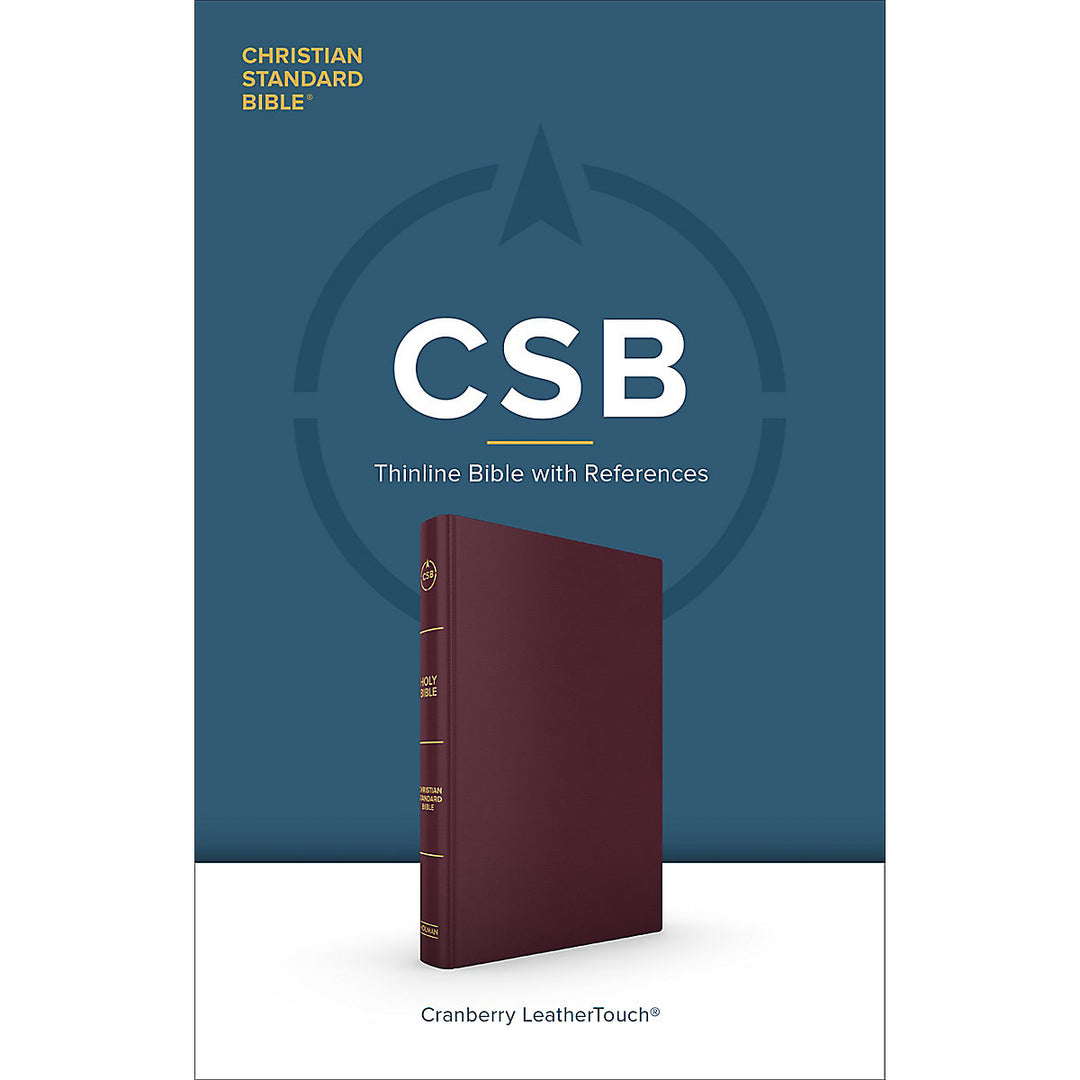 CSB Thinline Reference Bible Cranberry (Imitation Leather)