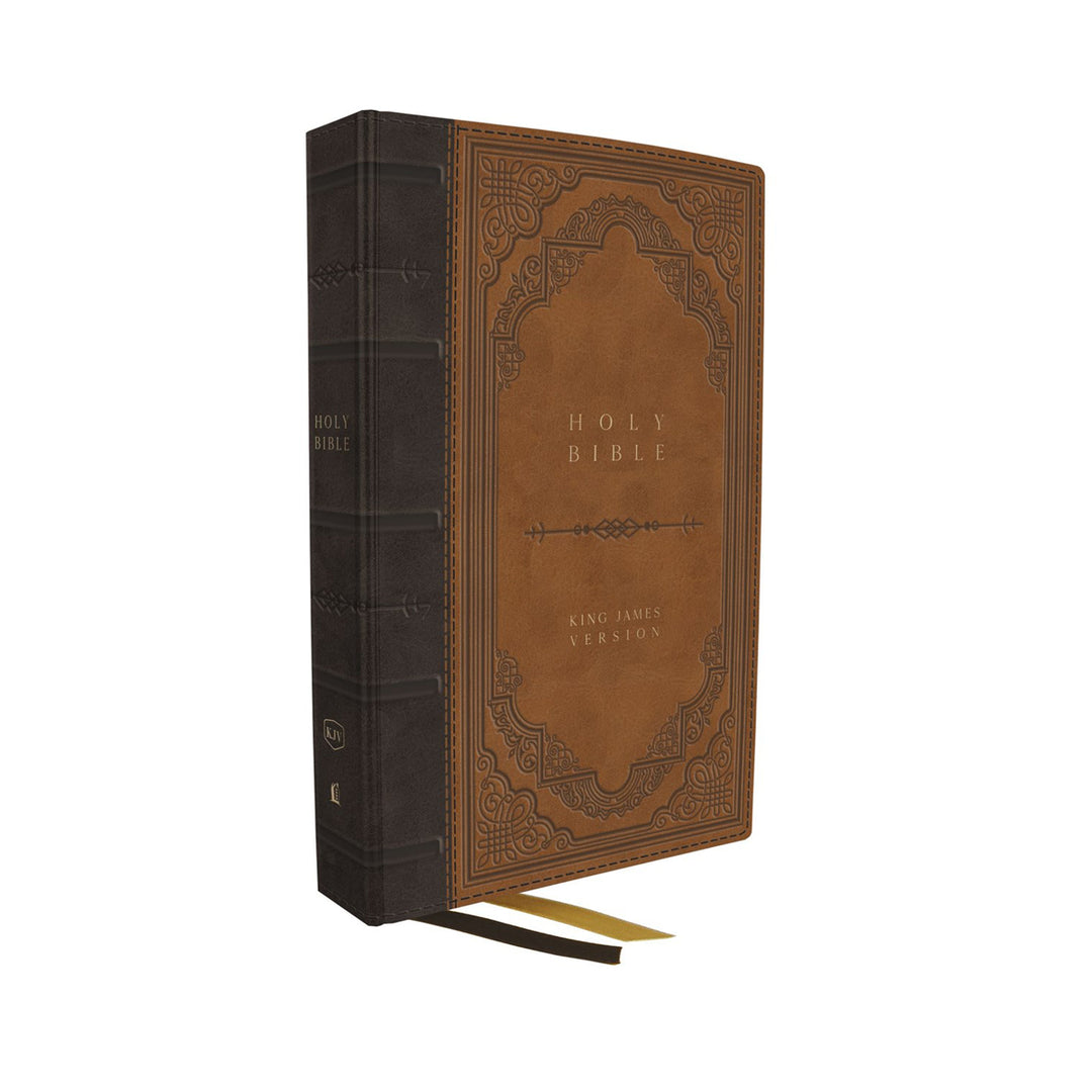 KJV Thinline Bible Giant Print Brown (Comfort Print)(Vintage Series)(Imitation Leather)