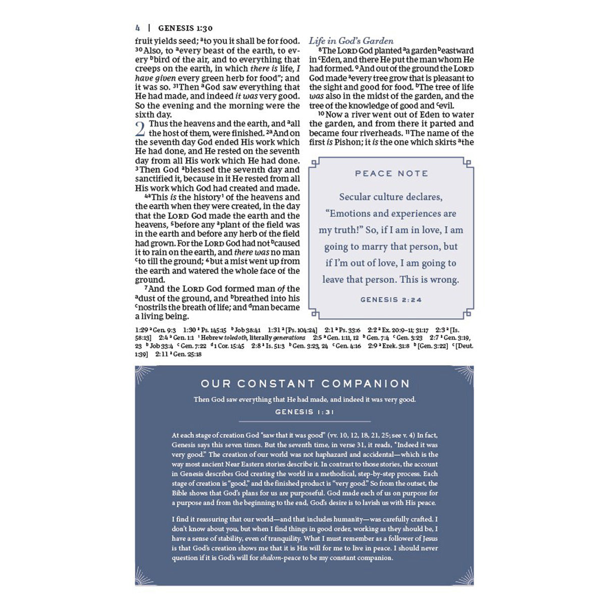 NKJV Hardcover Peace of God Bible Red Letter Comfort Print