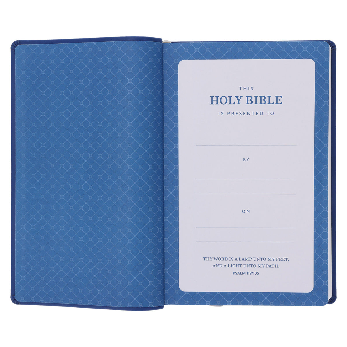 KJV Blue Imitation Leather Value Ultra Thinline Bible Comfort Print