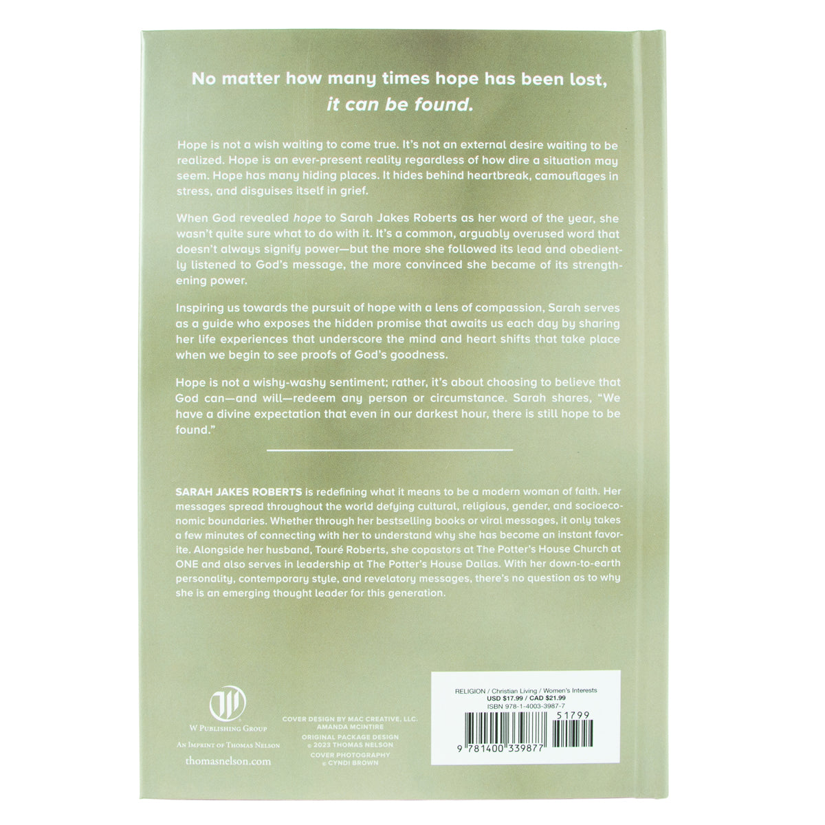All Hope Is Found: Rediscovering The Joy Of Expectation (Hardcover)