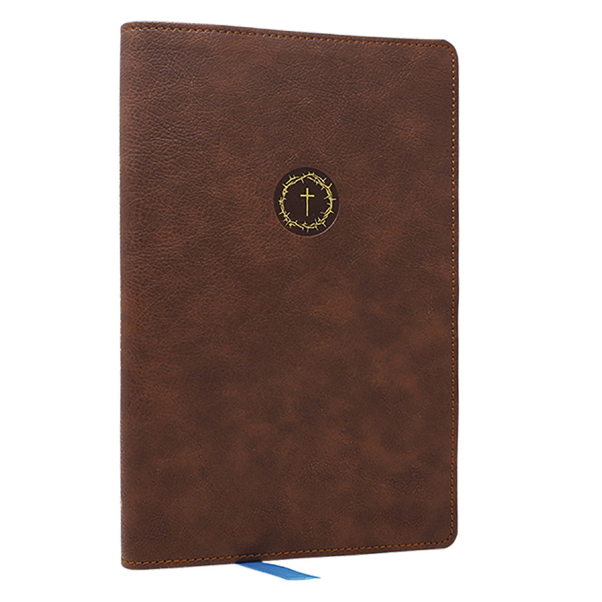 NKJV Brown Imitation Leather Spurgeon and the Gospels with Devotions Comfort Print