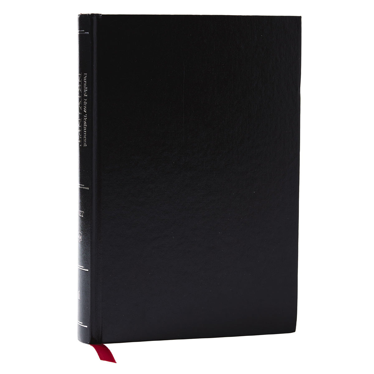NKJV-NET Black Hardcover Parallel New Testament Red Letter Comfort Print