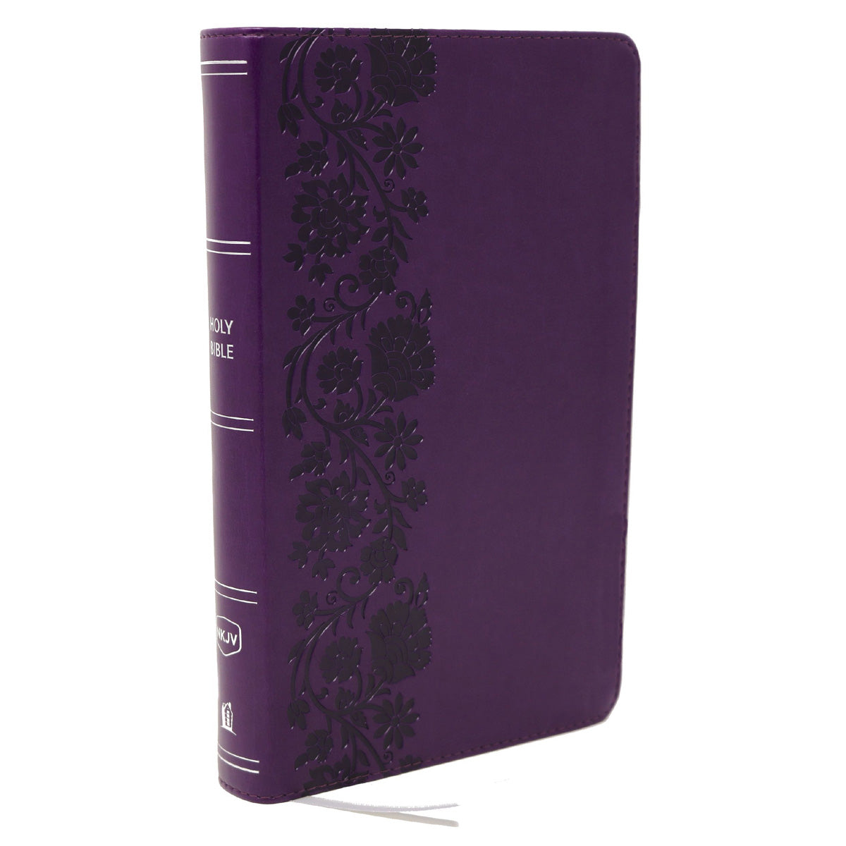 NKJV Purple Imitation Leather End-of-Verse Reference Holy Bible Comfort Giant Print