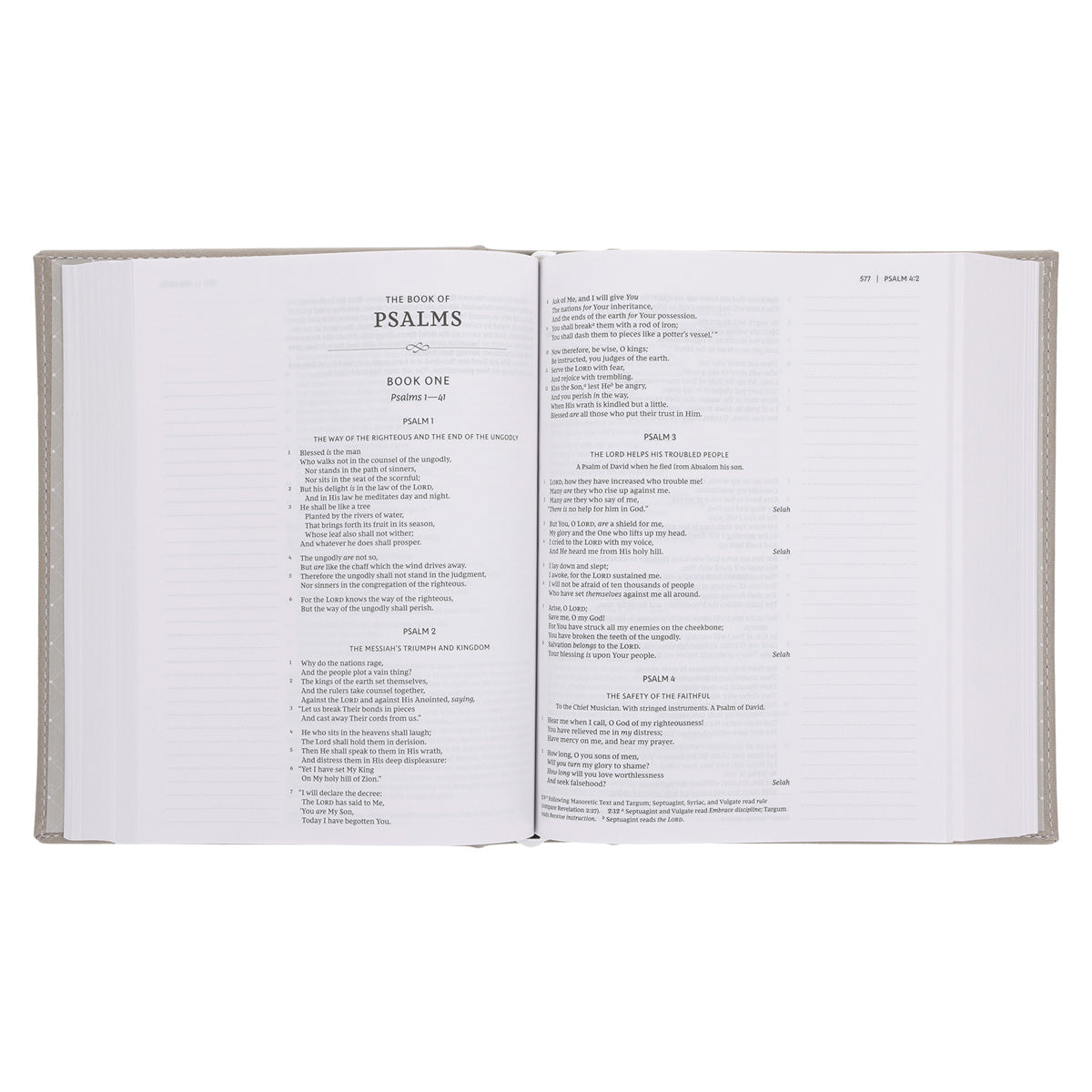 NKJV Stone Hardcover Journal the Word Bible Red Letter Comfort Print