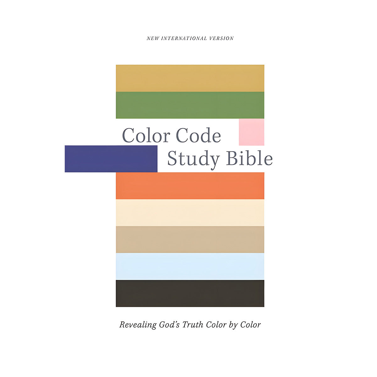 NIV Hardcover Color Code Study Bible Red Letter Comfort Print