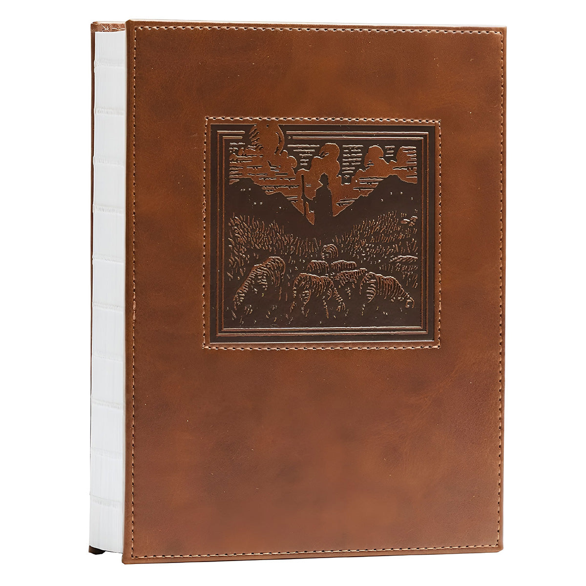 NKJV New Testament Bible, Tracing Edition, Comfort Giant Print, Hardcover, Brown