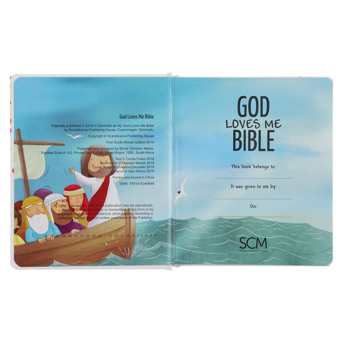 God Loves Me Bible (Board Book)