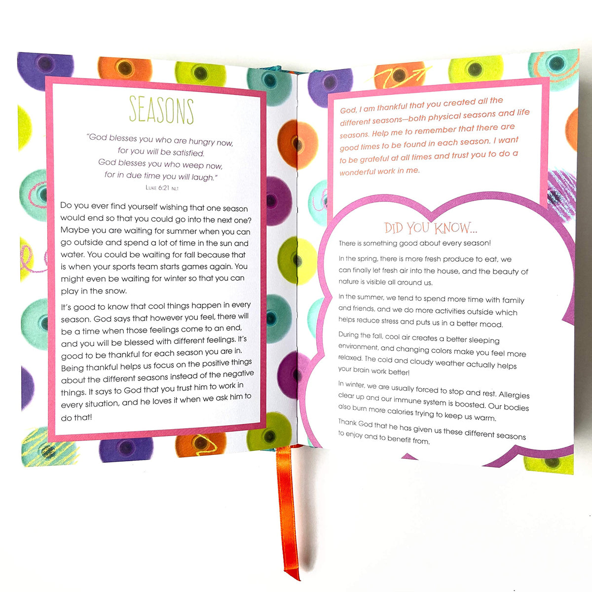 A Thankful Heart Is A Happy Heart: 52 Gratitude-Filled Devotions For Kids (Hardcover)