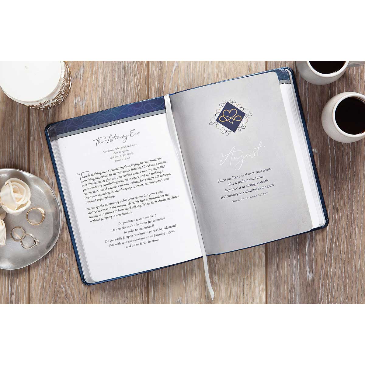 Daily Strength For Couples: A 365-Day Devotional (Imitation Leather)