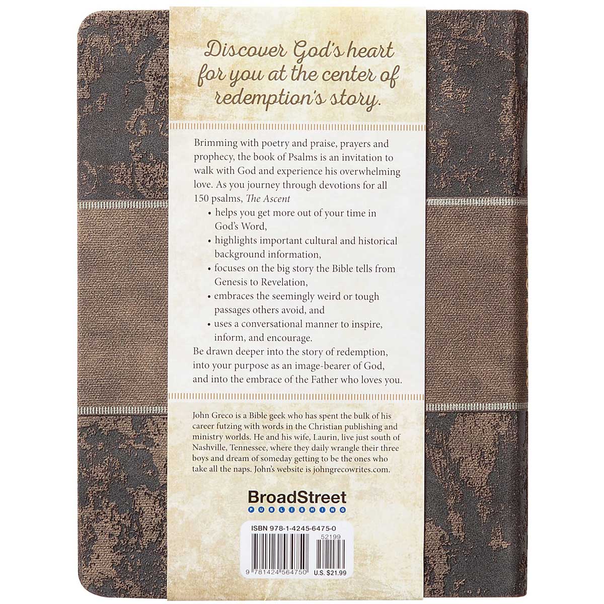 The Ascent: A Devotional Adventure Through The Book Of Psalms (Imitation Leather)