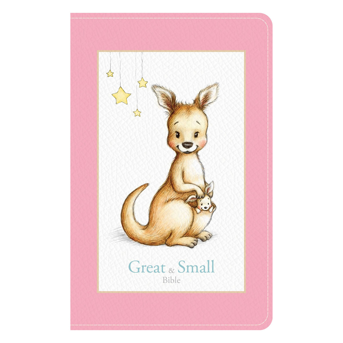 KJV Pink Imitation Leather Great and Small Bible