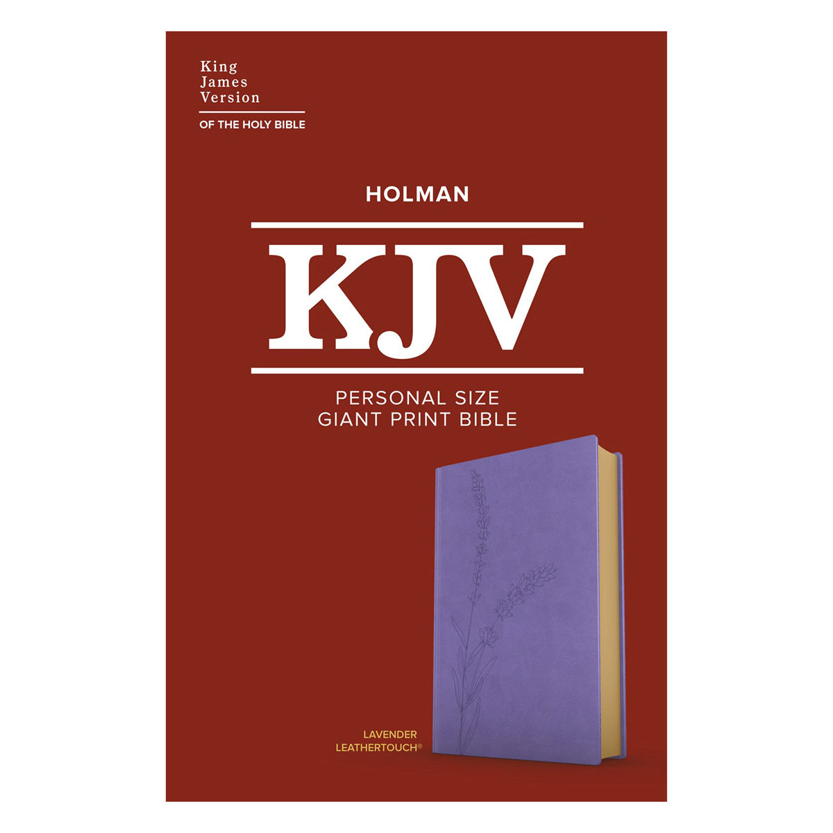 KJV Lavender Imitation Leather Personal Size Bible Giant Print