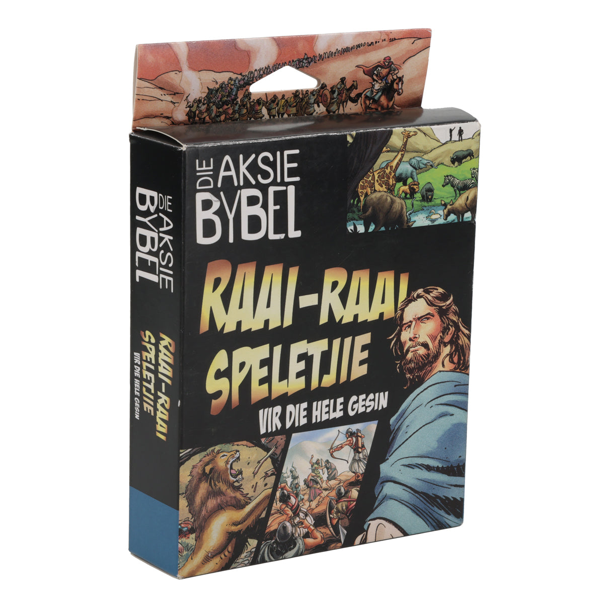 Die Aksie-Bybel Raai-Raai-Speletjie Vir Die Hele Gesin (Boksstel)