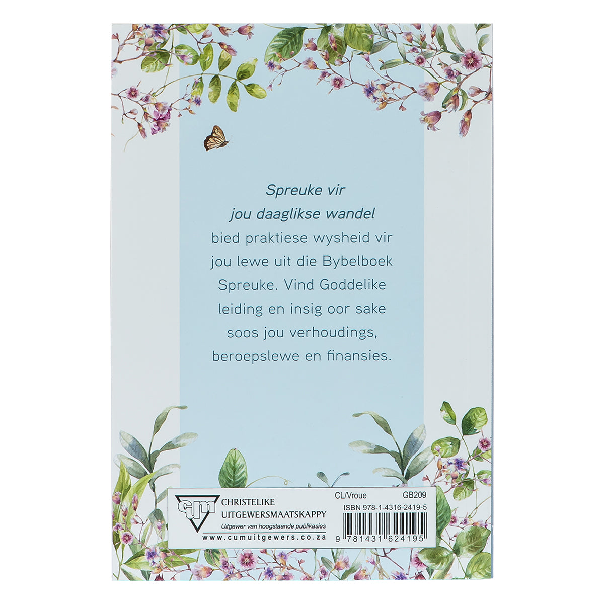 Spreuke Vir Jou Daaglikse Wandel (Sagteband)