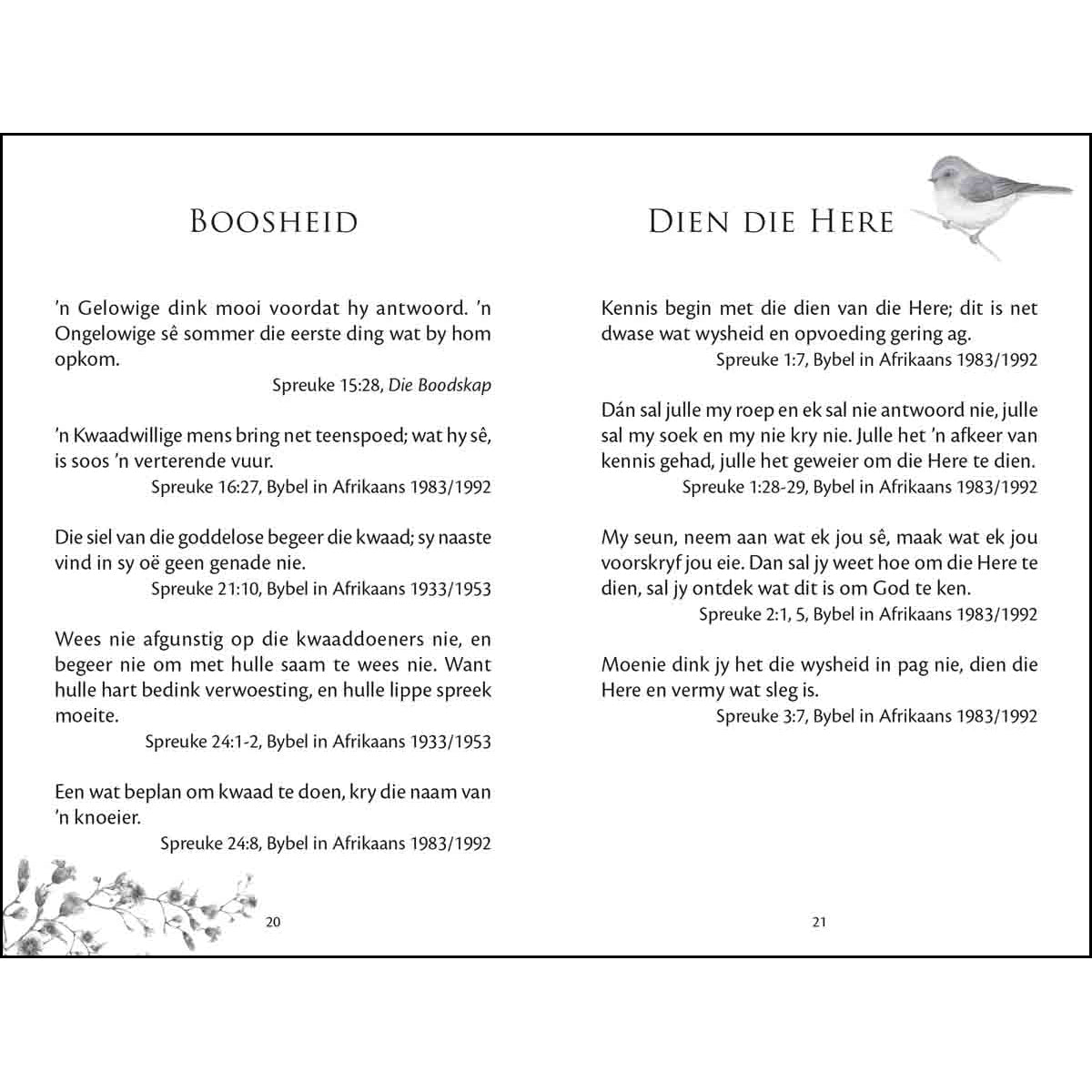 Spreuke Vir Jou Daaglikse Wandel (Sagteband)