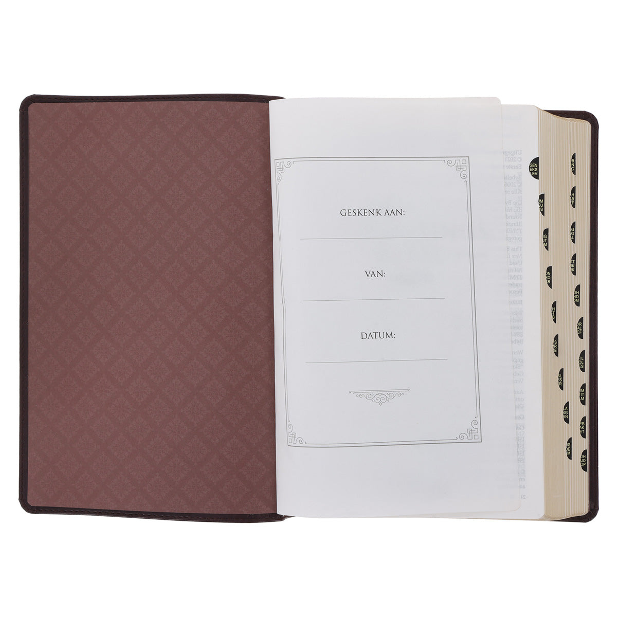 NLV Donkerbruin Kunsleer Toeligtingsbybel