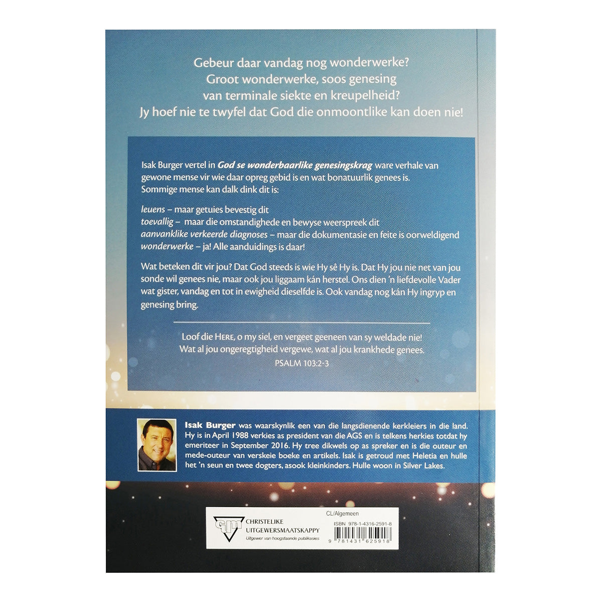 God Se Wonderbaarlike Genesingskrag (Sagteband)