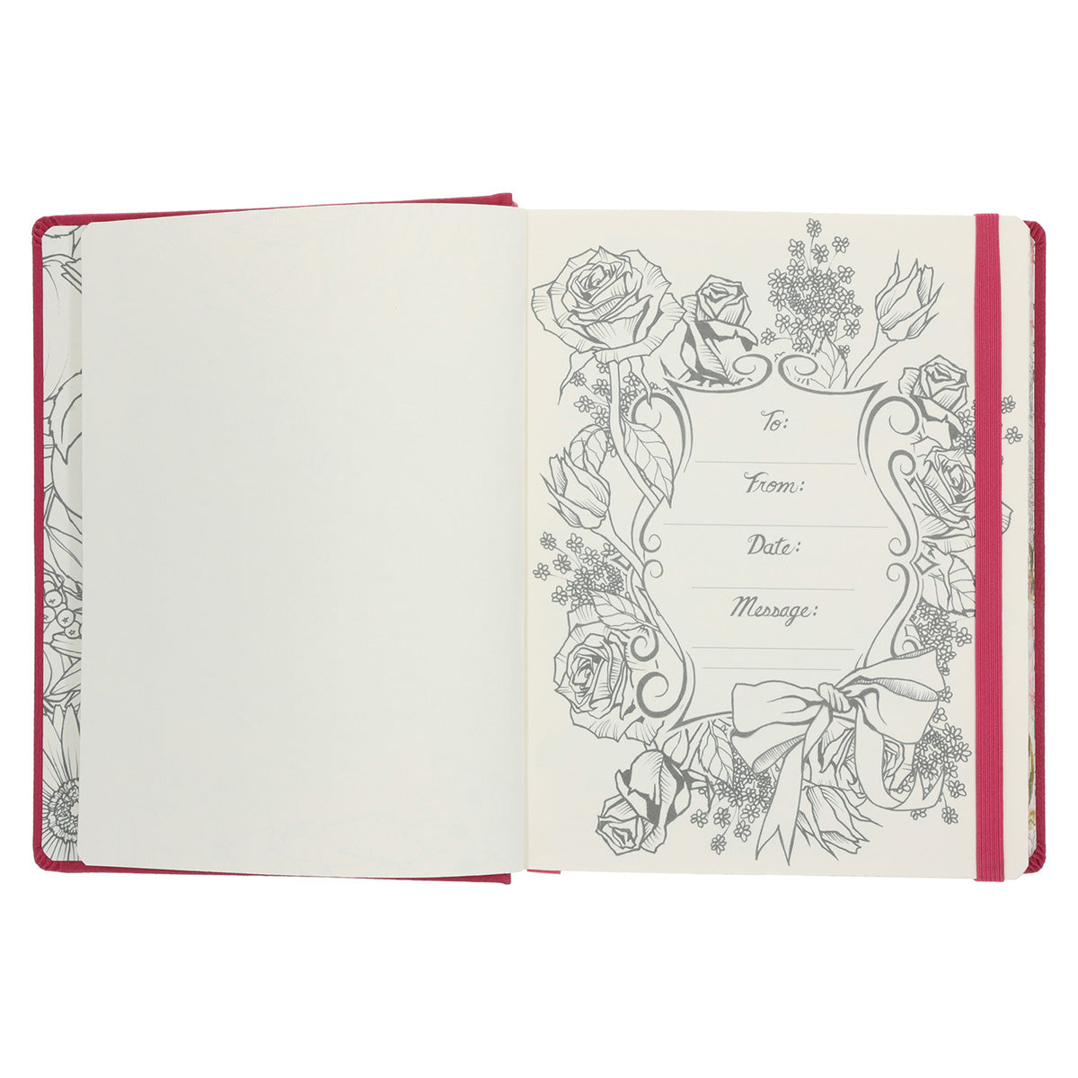 KJV Pink Faux Leather Hardcover My Creative Bible