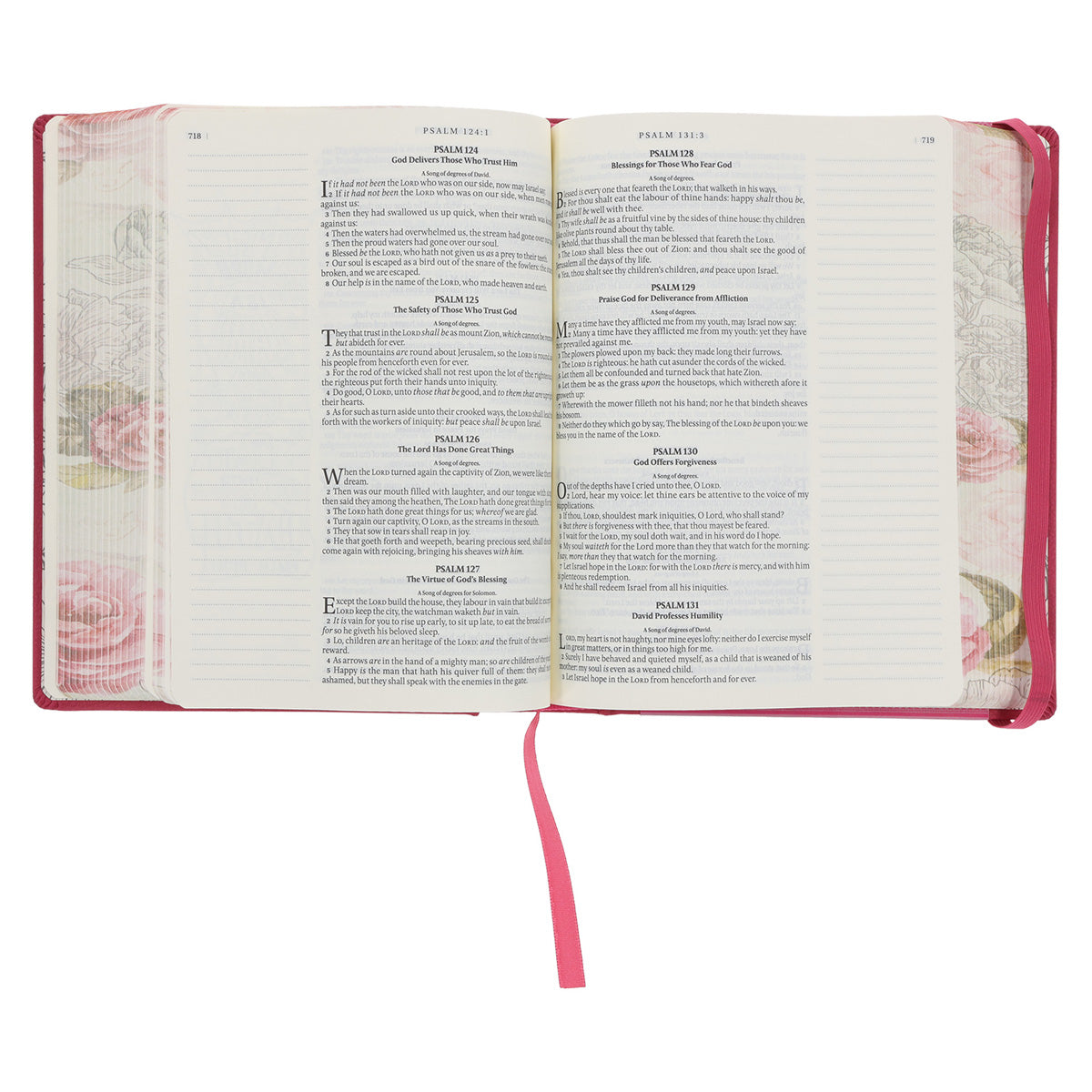 KJV Pink Faux Leather Hardcover My Creative Bible