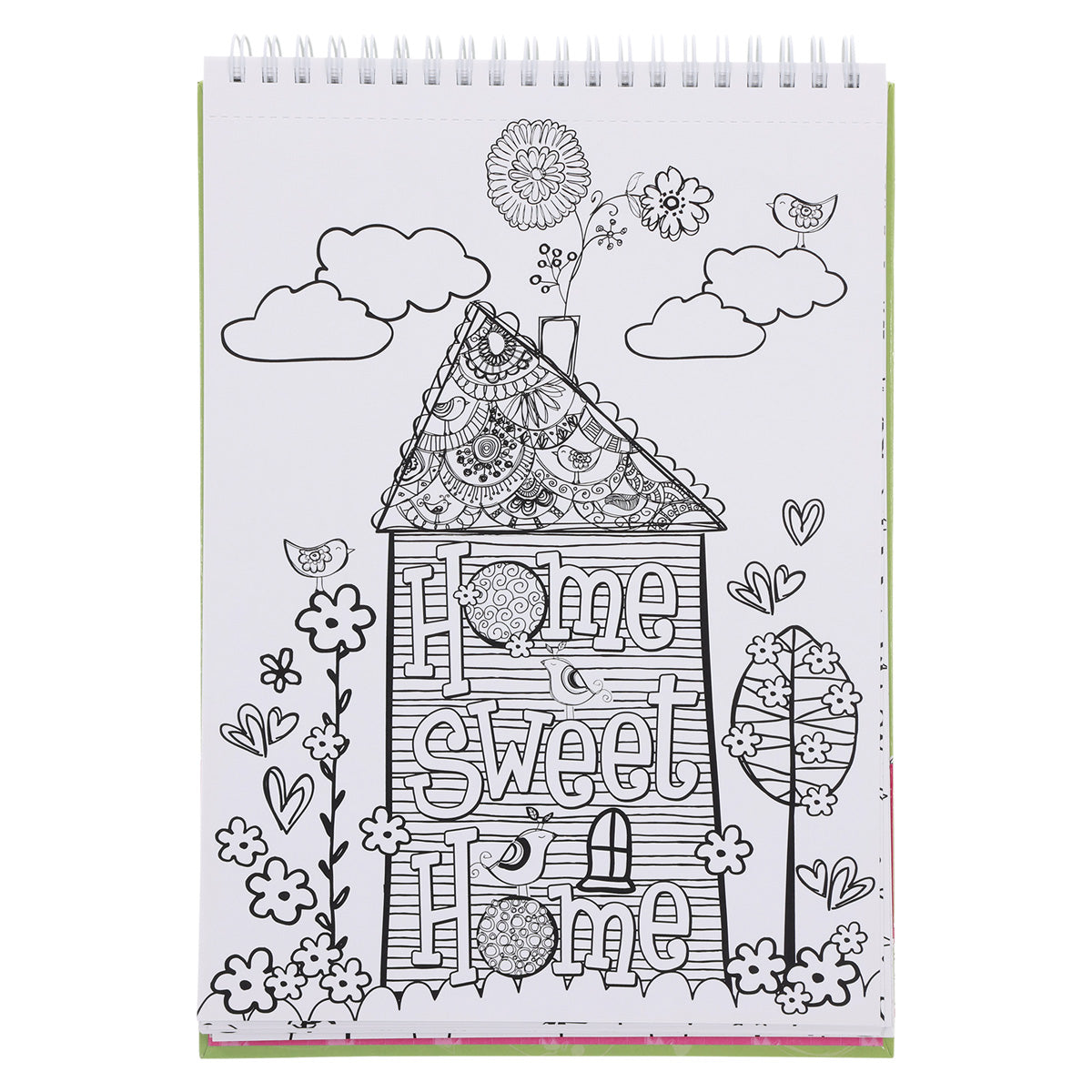 Inspirational Coloring Book For Girls (Wirebound)