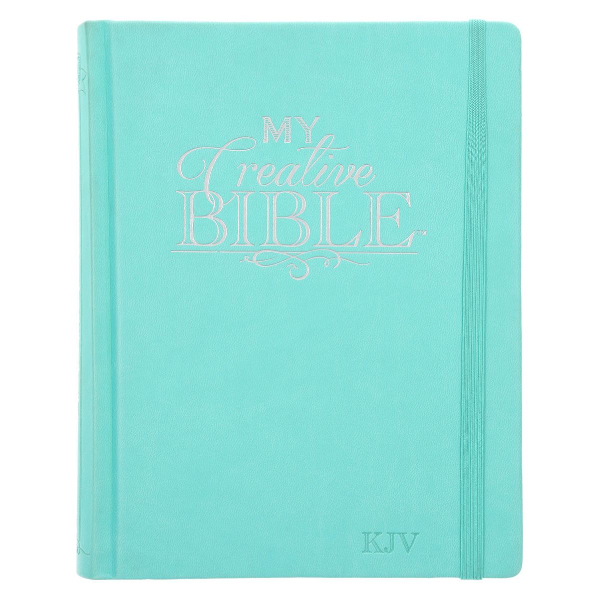 KJV Aquamarine Faux Leather Hardcover My Creative Bible