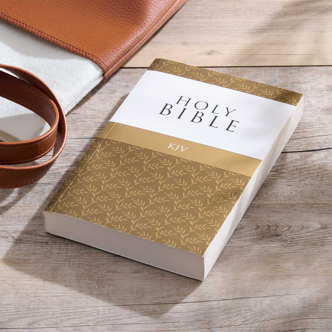 KJV Gold Paperback Gift Edition Bible