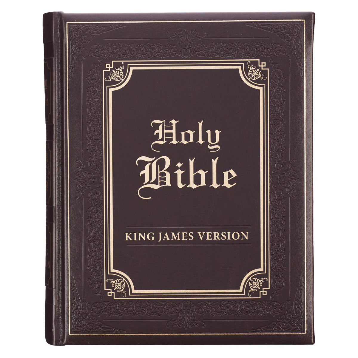 KJV Brown Faux Leather Family Bible