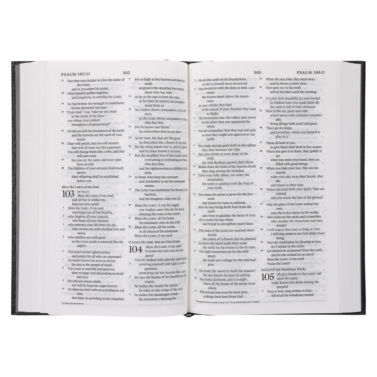 ESV Standard Bible Black Hardcover