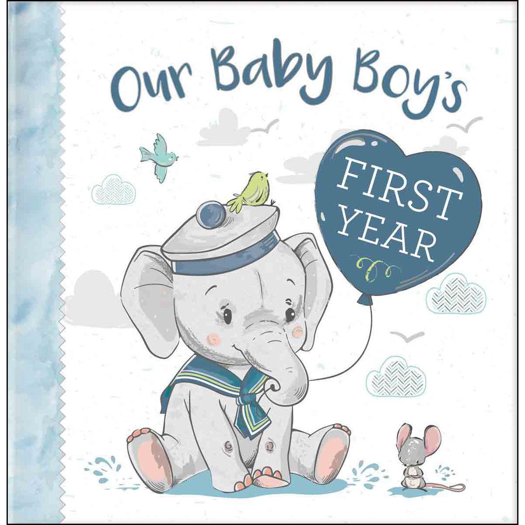 Our Baby Boy's First Year (Padded Hardcover)
