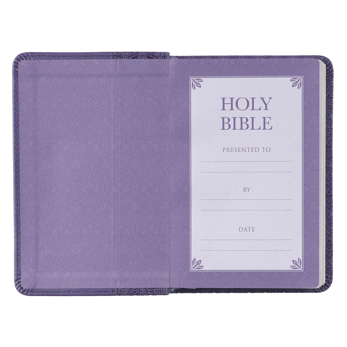 KJV Purple Faux Leather Mini Pocket Bible