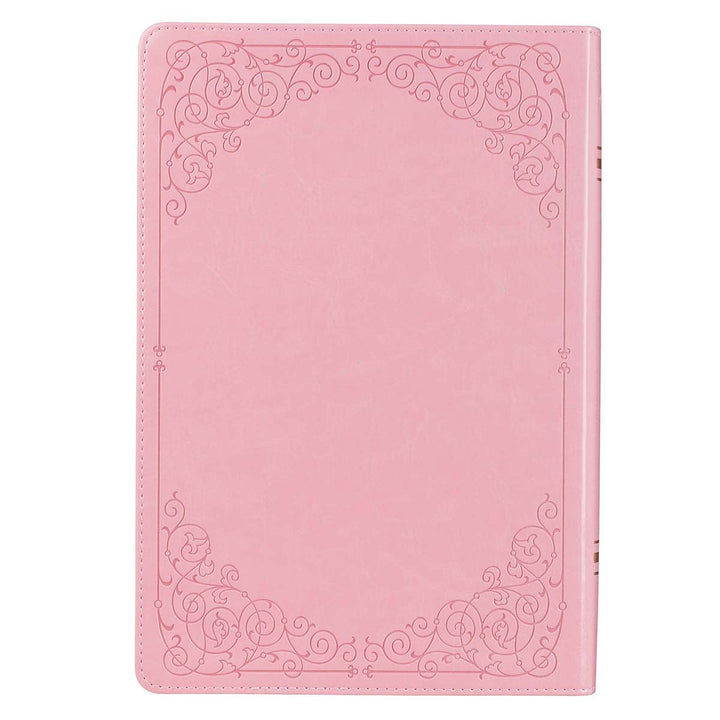 KJV Pink Faux Leather Full-Size Bible Giant Print Indexed