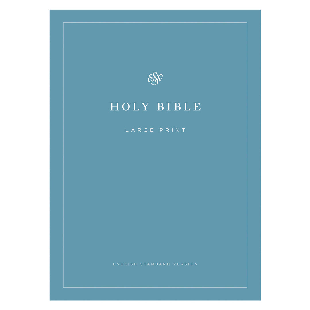 ESV Economy Bible Large Print Blue (Paperback)