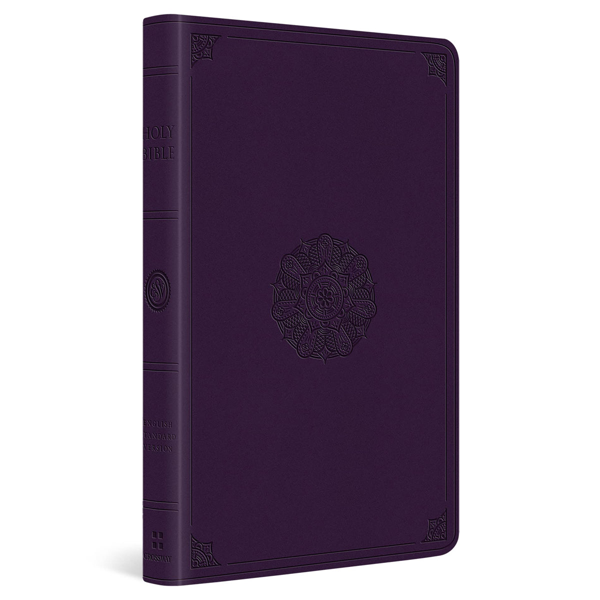 ESV Premium Gift Bible, TruTone Lavender Emblem Design (Imitation Leather)