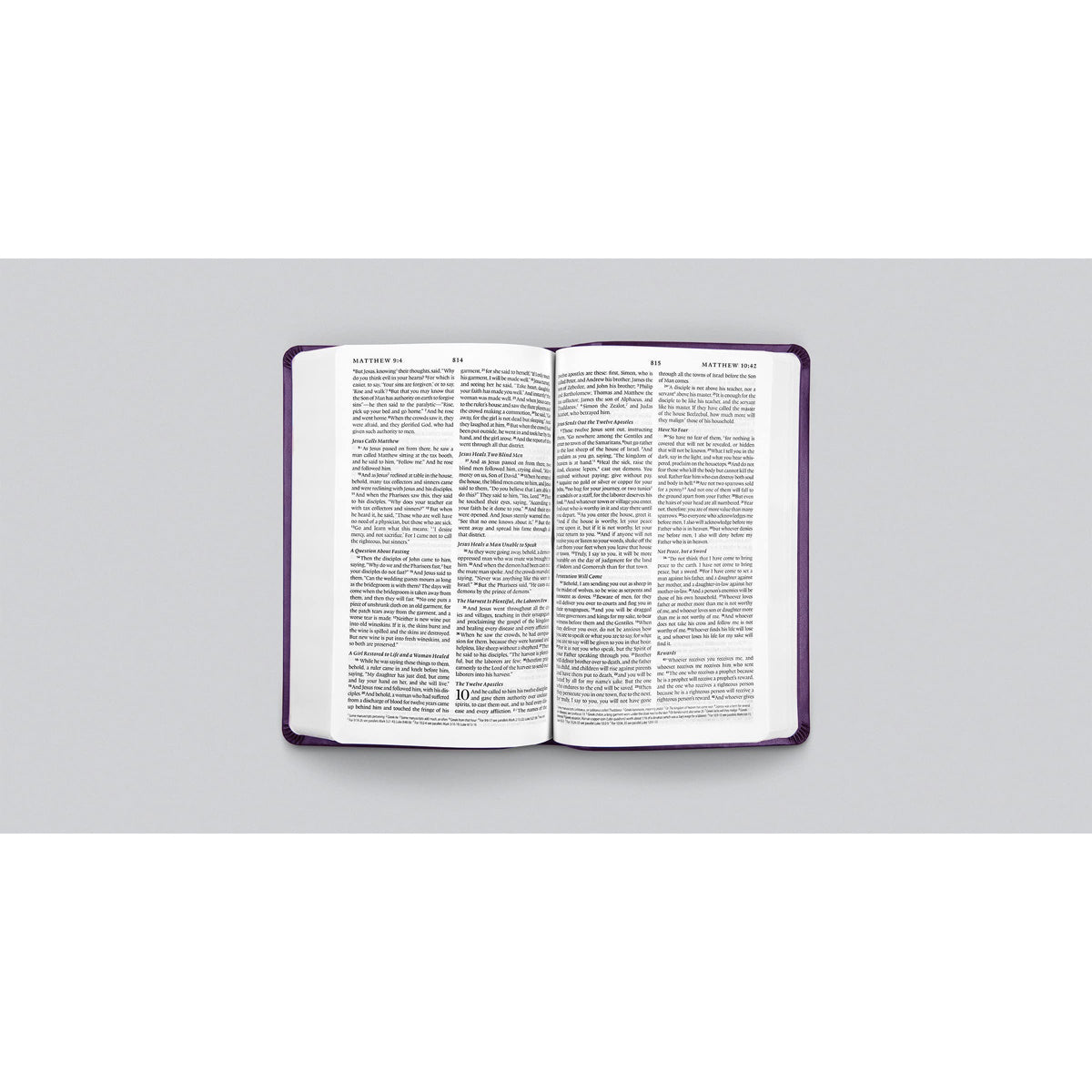 ESV Premium Gift Bible, TruTone Lavender Emblem Design (Imitation Leather)