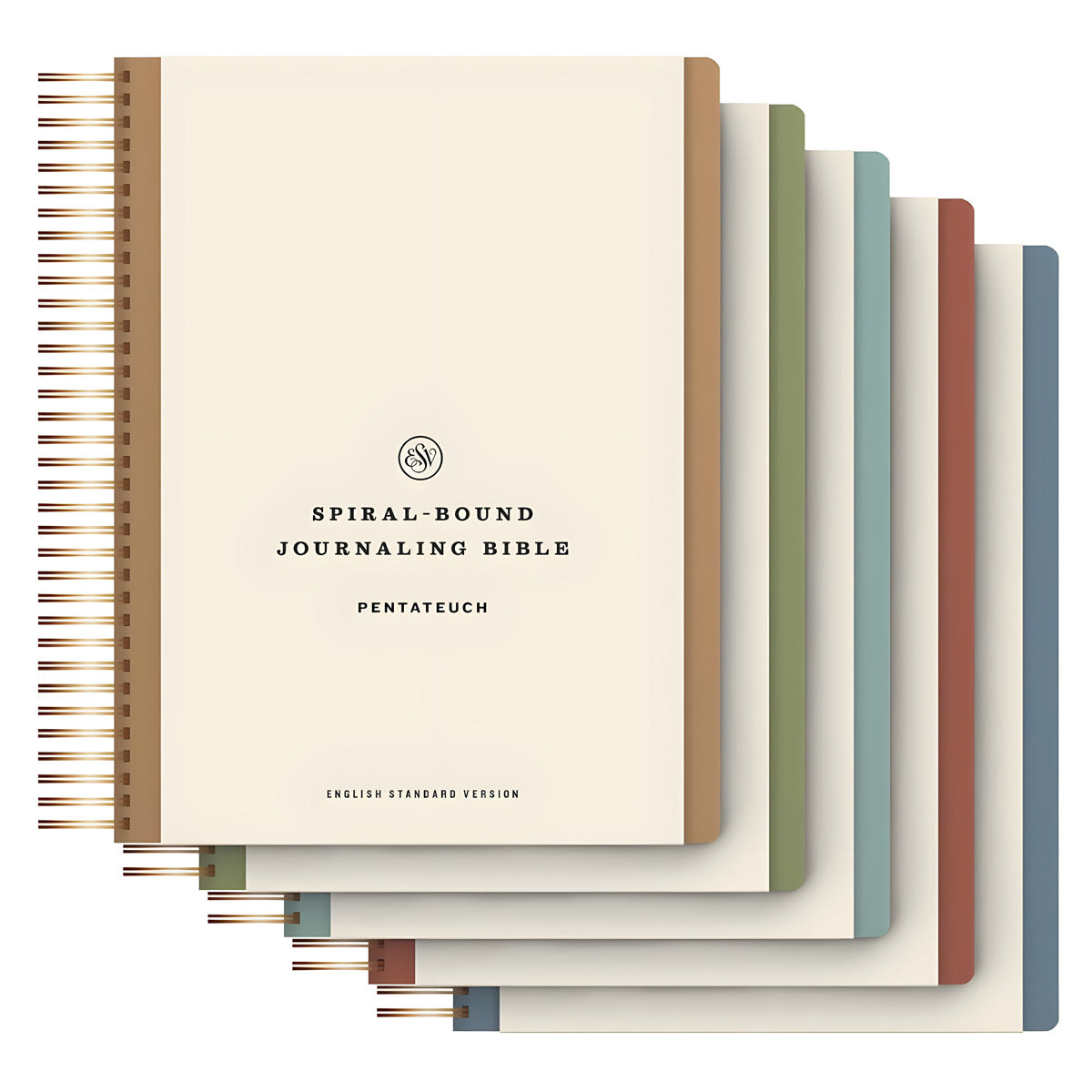 ESV Hardcover Five-Volume Set Spiral-Bound Journaling Bible